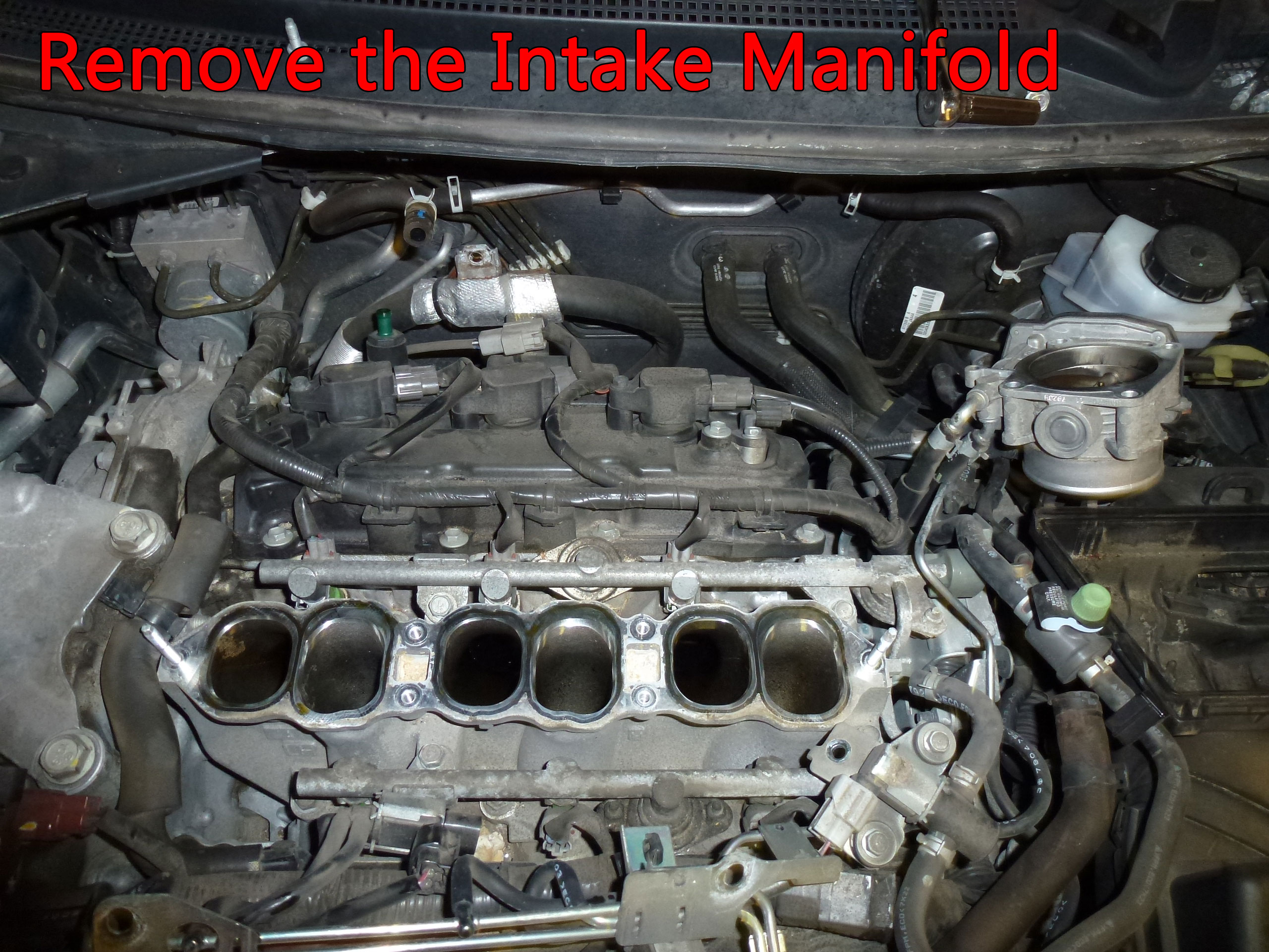 Nissan 300zx intake manifold removal