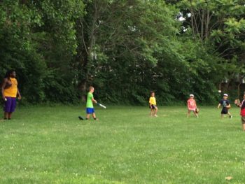 T-Ball Practice - The day Luke lost his first tooth.