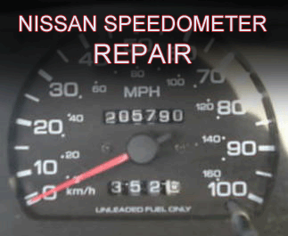 1995 nissan pickup speedometer not working