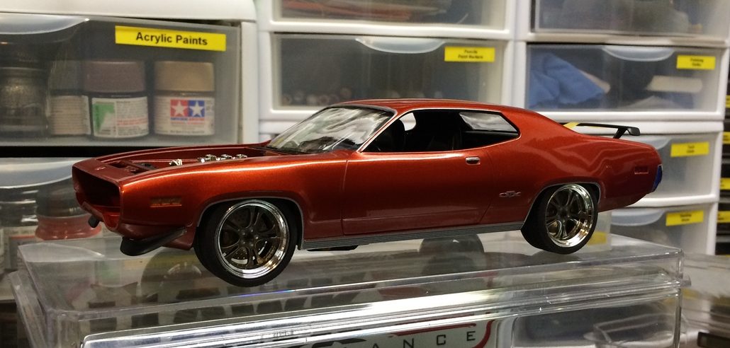 1971 Plymouth GTX Car w/paint & glue